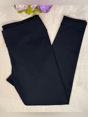 Fabletics Black Mid-Rise Cold-Weather Legging